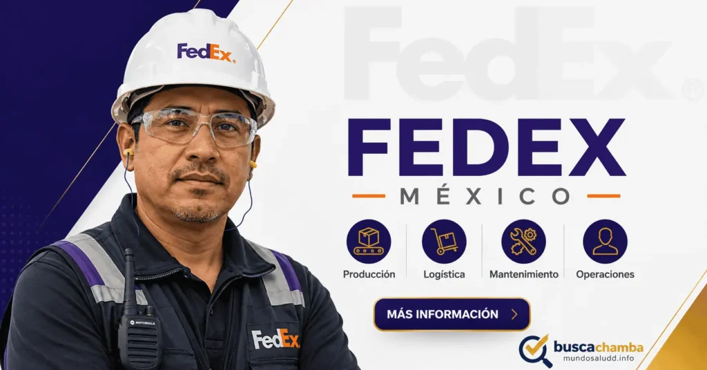 Convocatoria de empleos FedEx